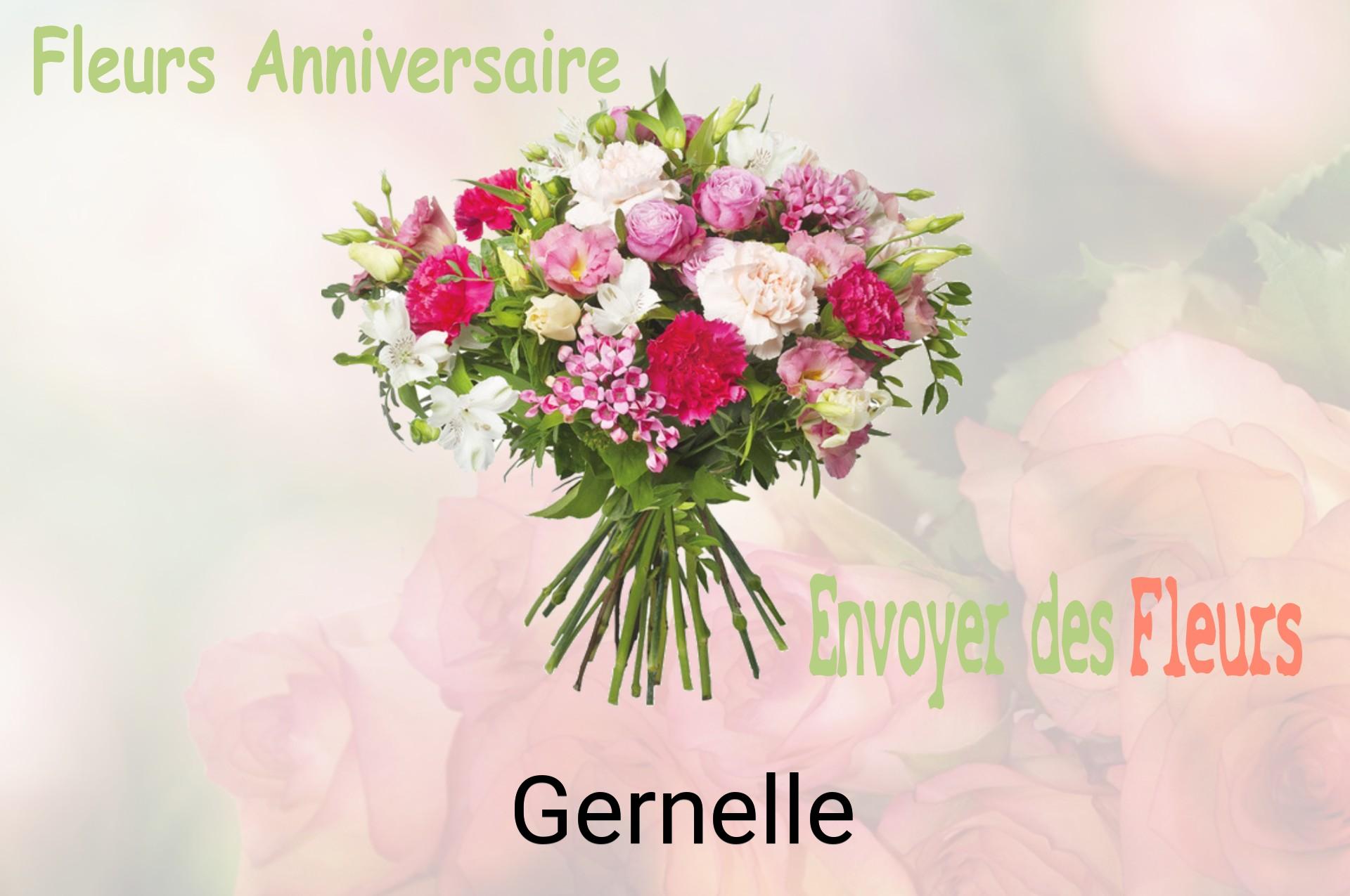 Bouquet de fleurs d’anniversaire livré à Gernelle