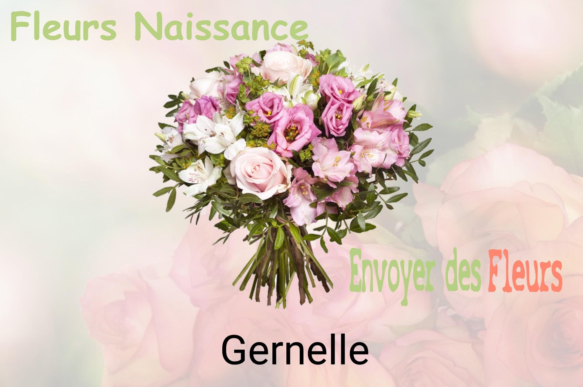 Bouquet de fleurs de naissance livré à Gernelle